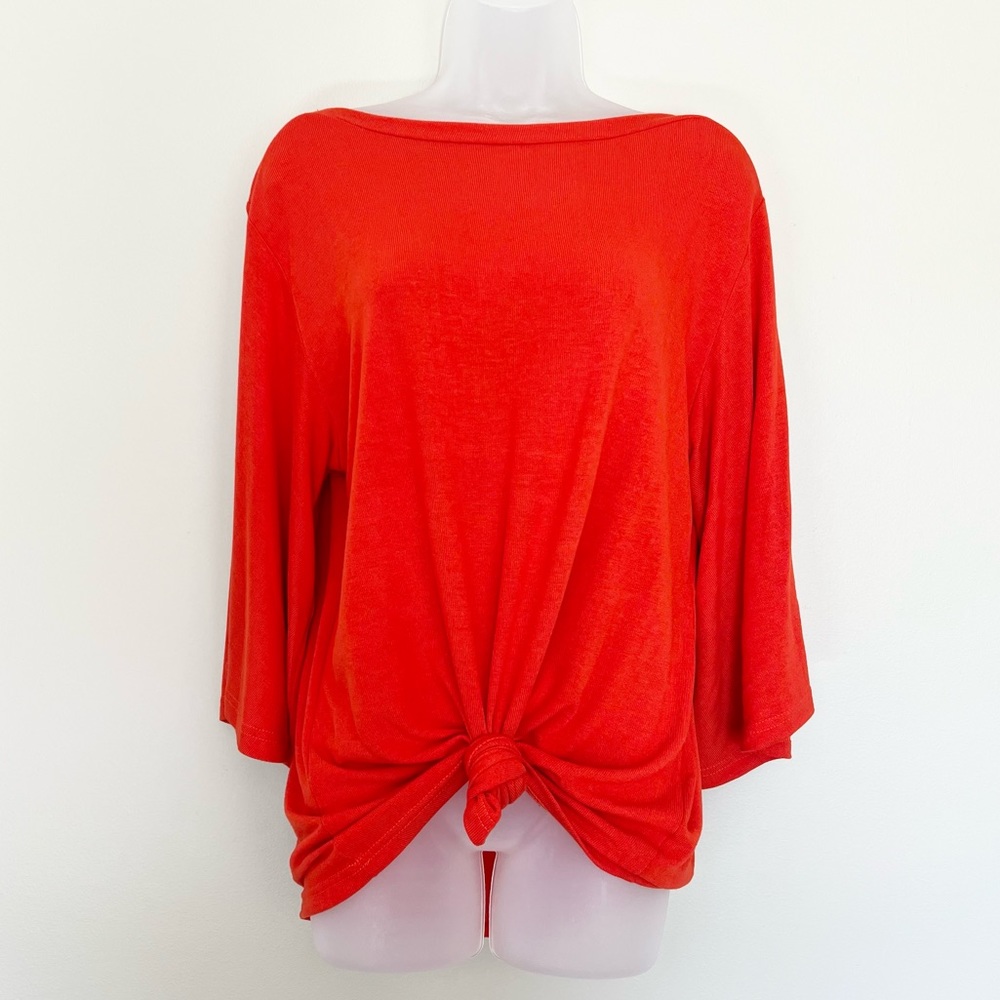 Boatneck Batwing Top